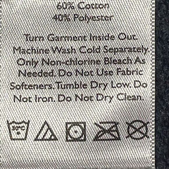 Eddie Bauer blue zip front soft hoodie with pockets size M - Picture 8 of 9